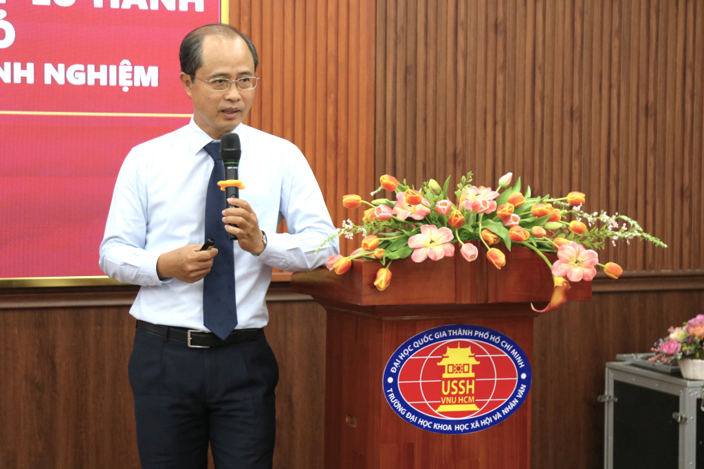 Từ thực tiễn điều hành, ThS. Trần Tường Huy phân tích năm nhóm rủi ro điển hình cùng bộ giải pháp ứng phó trực diện của Golden Smile Travel - Ảnh: TUYẾT TRINH