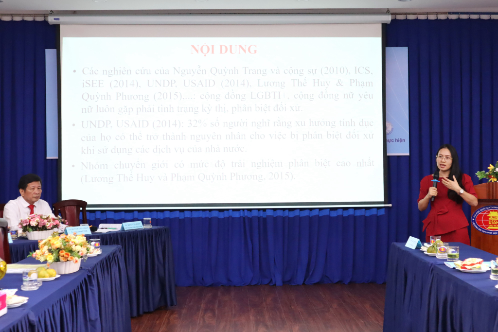 NCS.ThS. Nguyễn Thị Thanh Tùng cho rằng vẫn còn nhiều định kiến đối với tình yêu đồng giới - Ảnh: Nhật Ánh